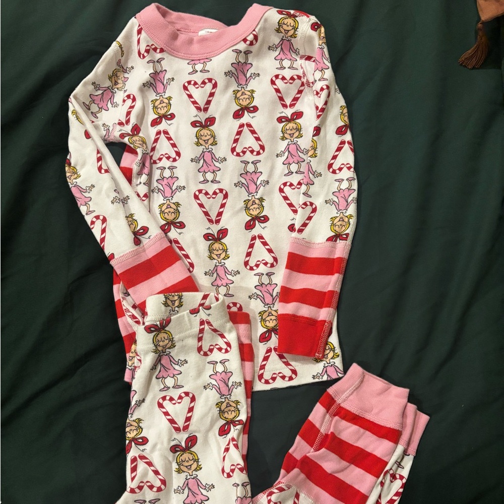 Hanna Andersson Kids Grinch Pajama Set